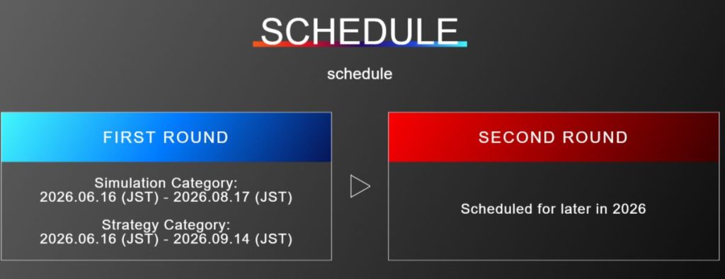 The schedule for the AI Pokemon TCG Competition