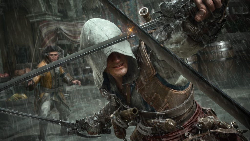 edward kenway battle in assassin's creed black flag remake resynced