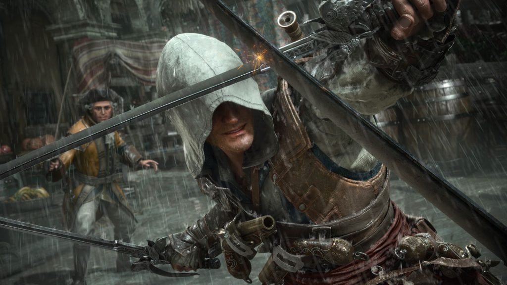 players fighting in assassin's creed resynced