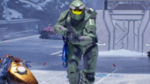 master chief moving forward in halo campaign evolved
