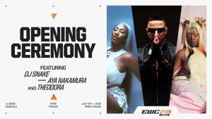 EWC Opening Ceremony to Feature Aya Nakamura, DJ Snake, and Theodora