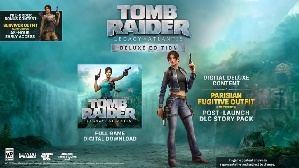 Deluxe Edition details for Tomb Raider: Legacy of Atlantis