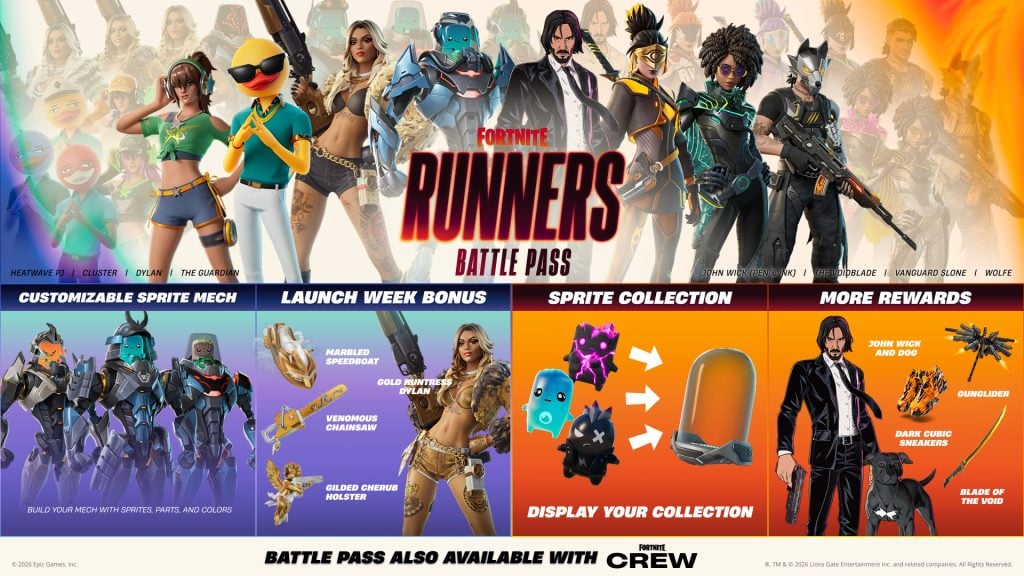 A reveal of a Fortnite Battle Pass
