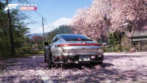 A Porsche driving in Forza Horizon 6