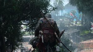 edward crouching in assassin's creed black flag resynced