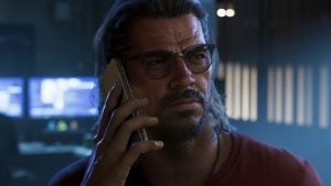 Raul Bautista using a mobile phone in grand theft auto 6