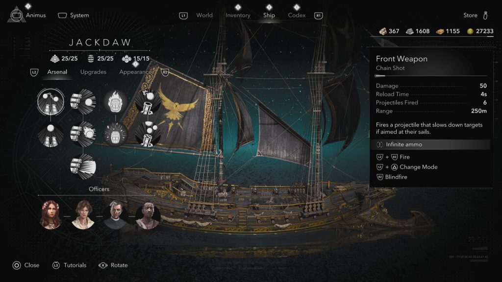 AC Black Flag Resynced Jackdaw Upgrades 