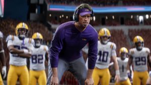 college football 27 coach watching game