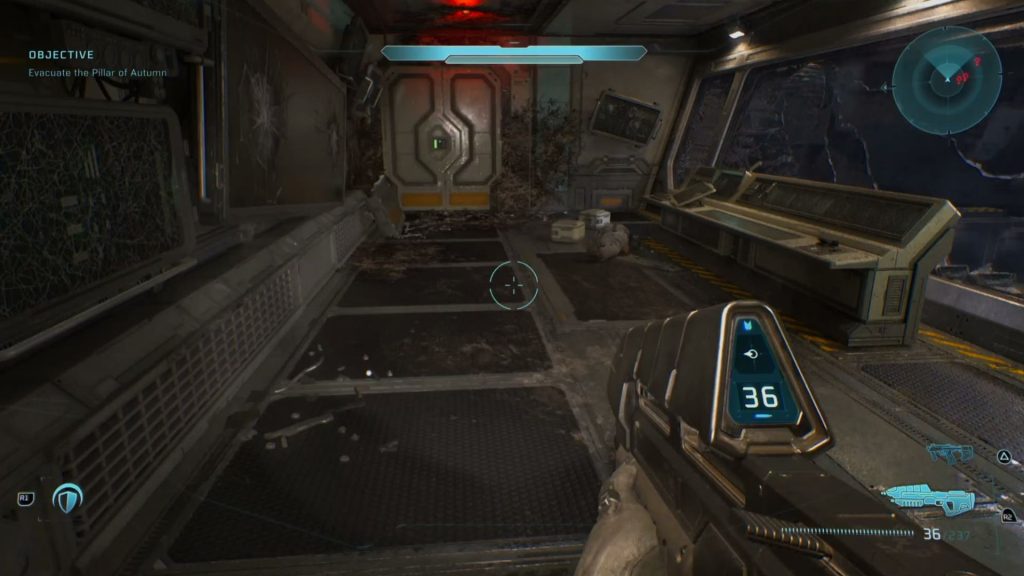 room leading to terminal location in pillar of autumn in halo campaign evolved
