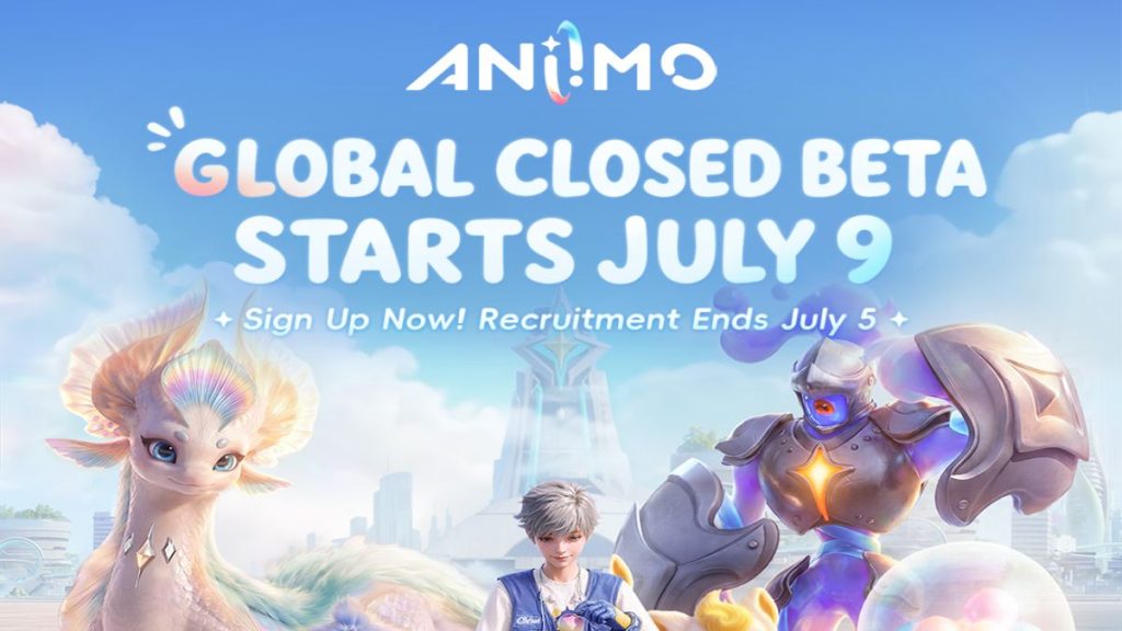 Keyart for the Aniimo closed beta