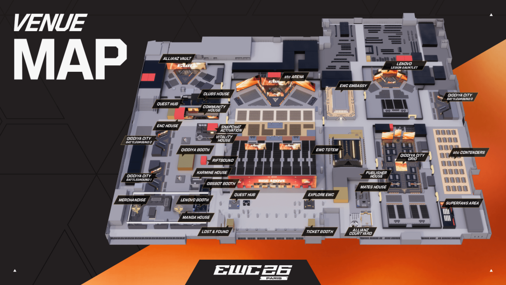 EWC Paris Venue Map