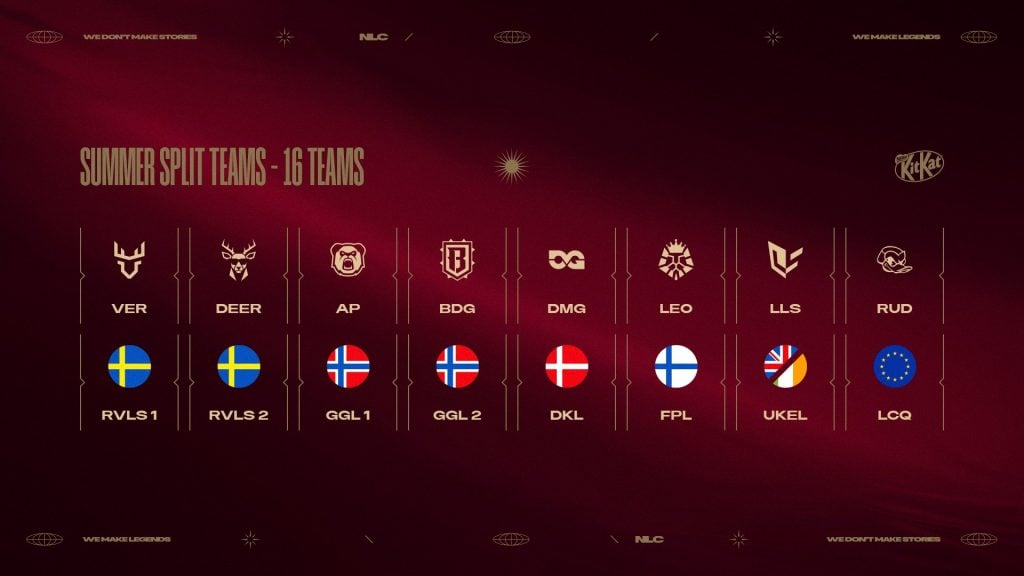 Last Ever NLC Split Expanded Ahead of Nordics and UK League Split Last Ever NLC Split Expanded Ahead of Nordics and UK League Split