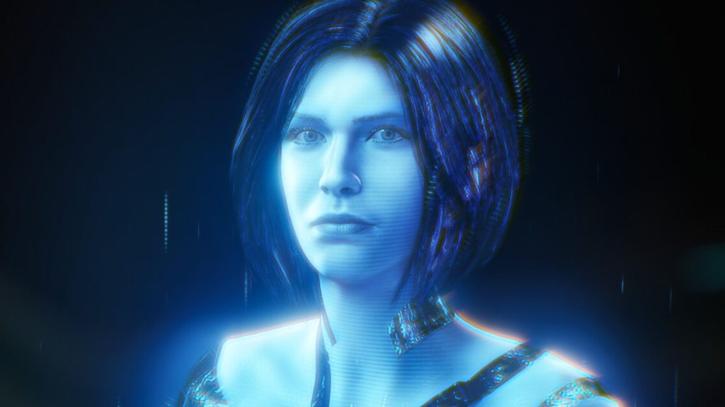 cortana in a halo combat evolved cutscene