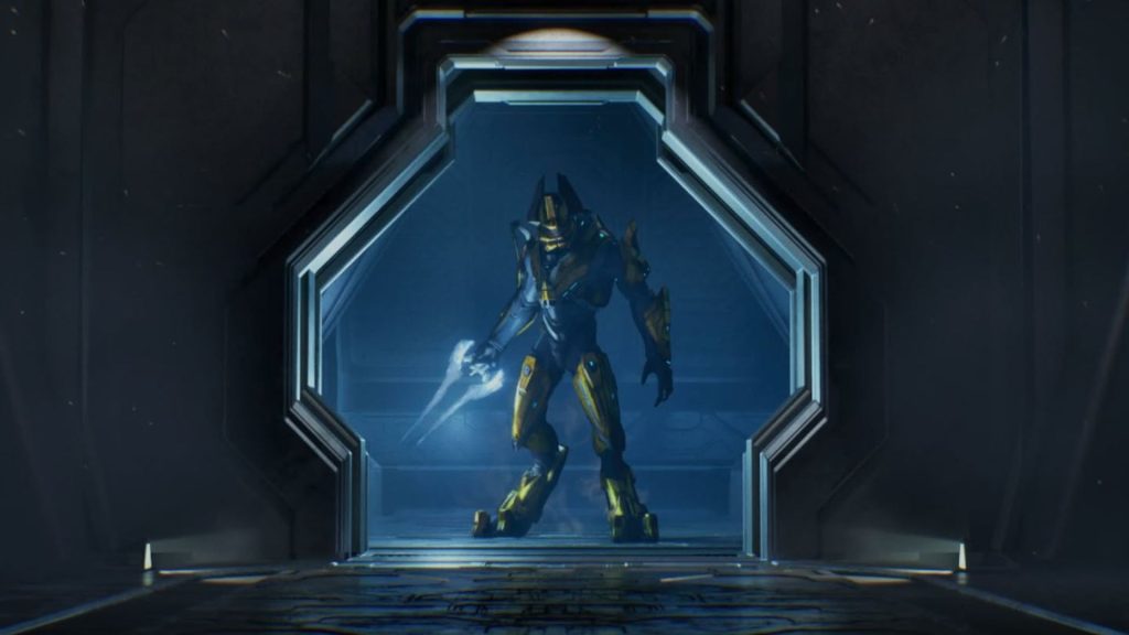 covenant enemy with power sword in halo campaign evolved