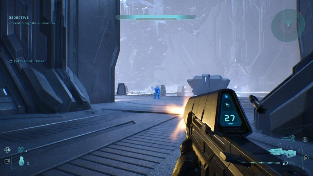 firing assault rifle in halo campaign evolved
