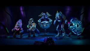 A variety of covenant enemies in Halo: Campaign Evolved