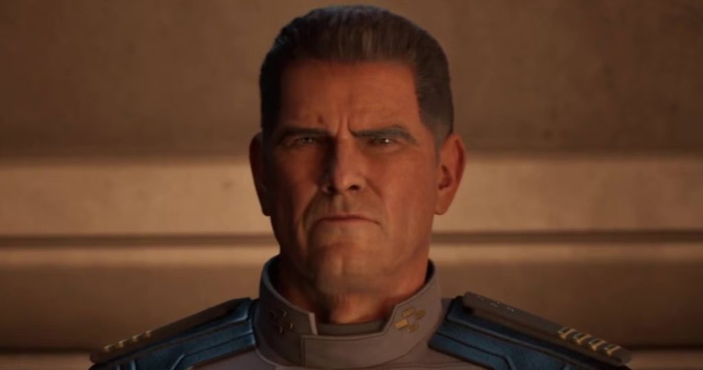 Captain Keyes in Halo: Campaign Evolved