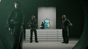 players robbing bank in Kortz Center Heist in gta online