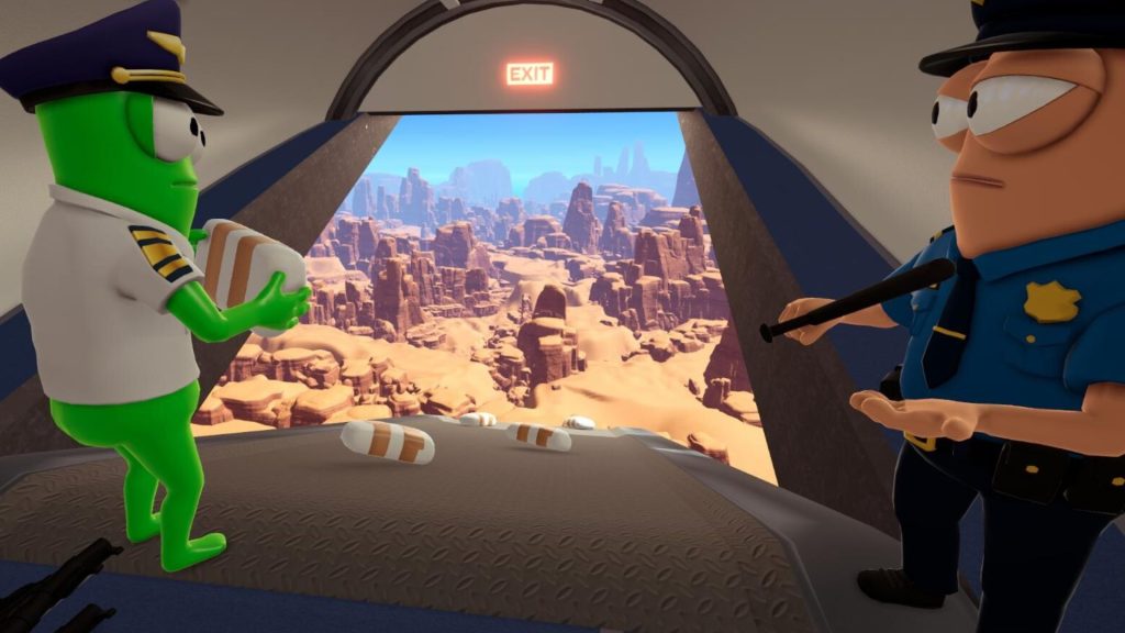 throwing drugs out of plane in dear passengers