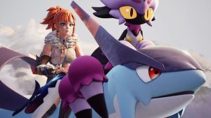 A shot from the Palworld 1.0 cinematic trailer