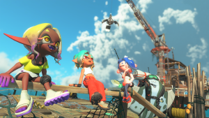 A group of characters in Splatoon Raiders