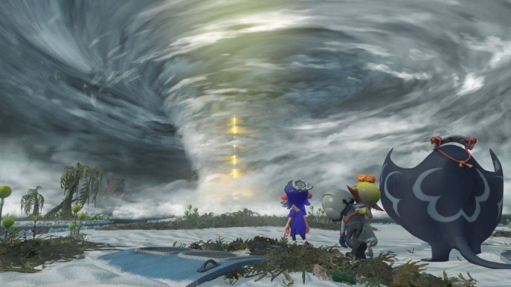 A tornado in Splatoon Raiders