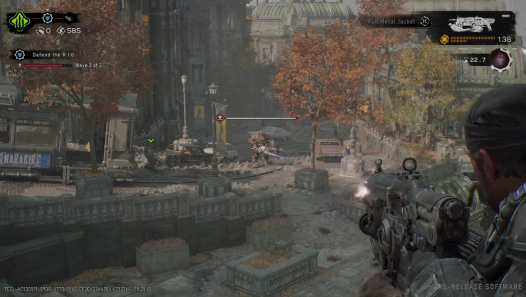 Combat in Gears of War: E-Day