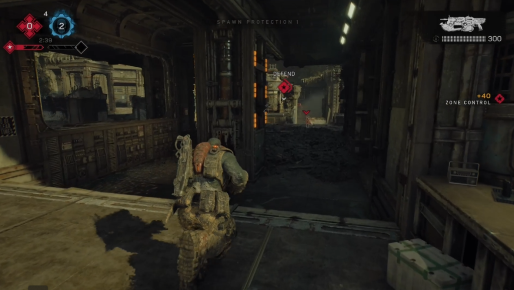 A PvP match in Gears of War: E-Day