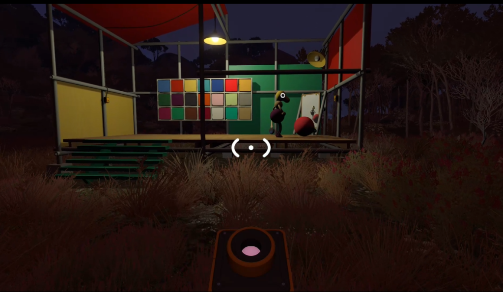 The painting area in Big Walk
