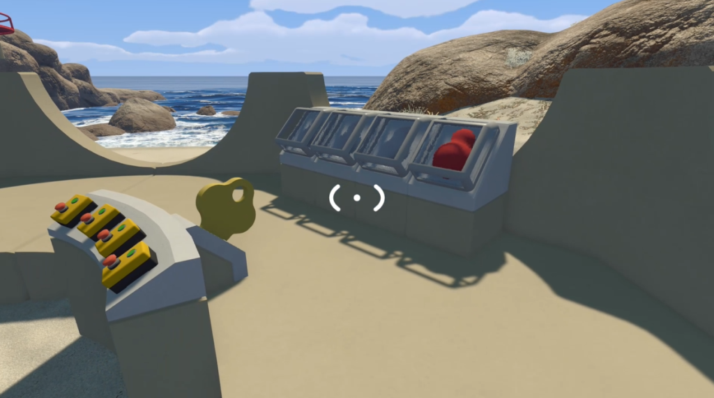 A location in Big Walk with slots to fill
