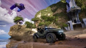 A warthog in Halo: Campaign Evolved
