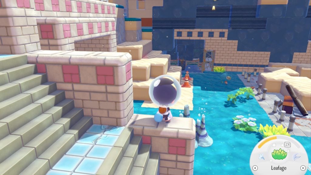 A cave in Bubbly Basin in Pokemon Pokopia