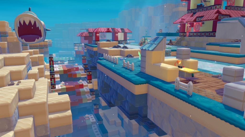 A large underwater crevice in Pokopia
