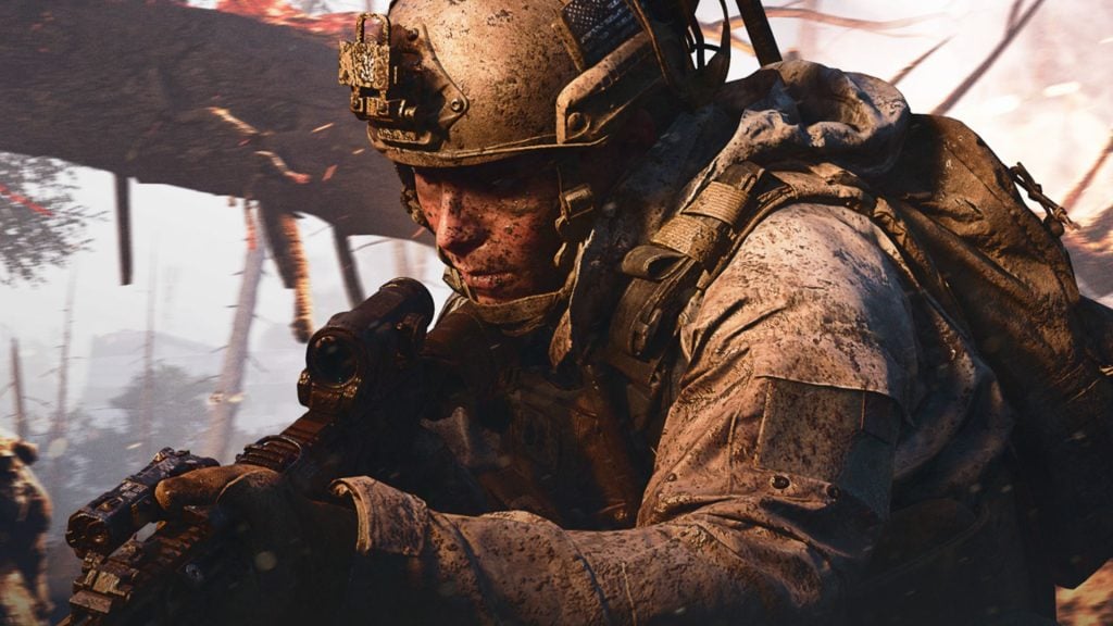 cod mw4 soldier with gun