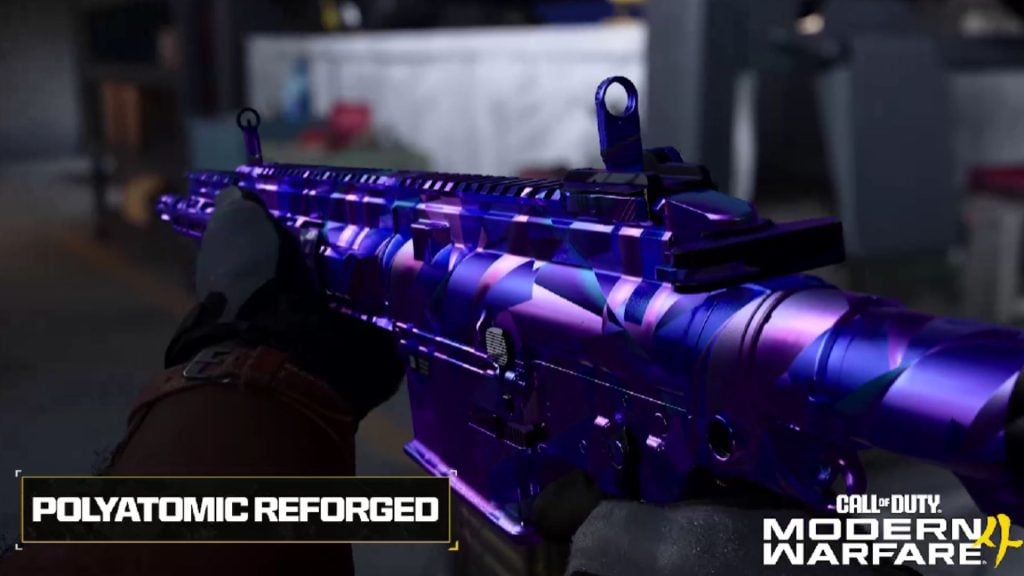 polyatomic reforged mastery camo in modern warfare 4