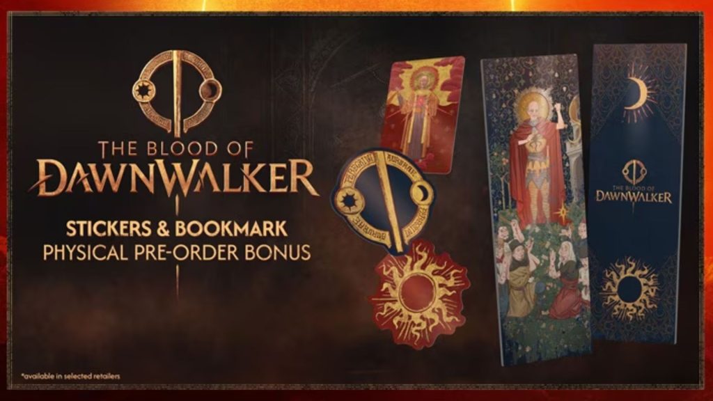 the blood of dawnwalker pre-order bonuses