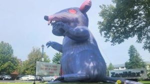 scabby the rat bethesda xbox protests
