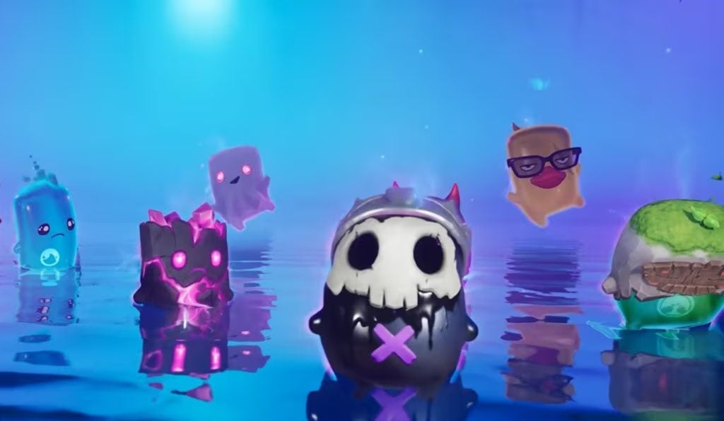A variety of Fortnite Sprites