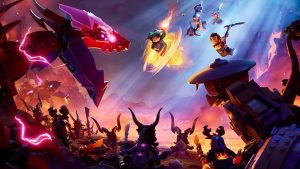 Promotional art for LEGO Fortnite