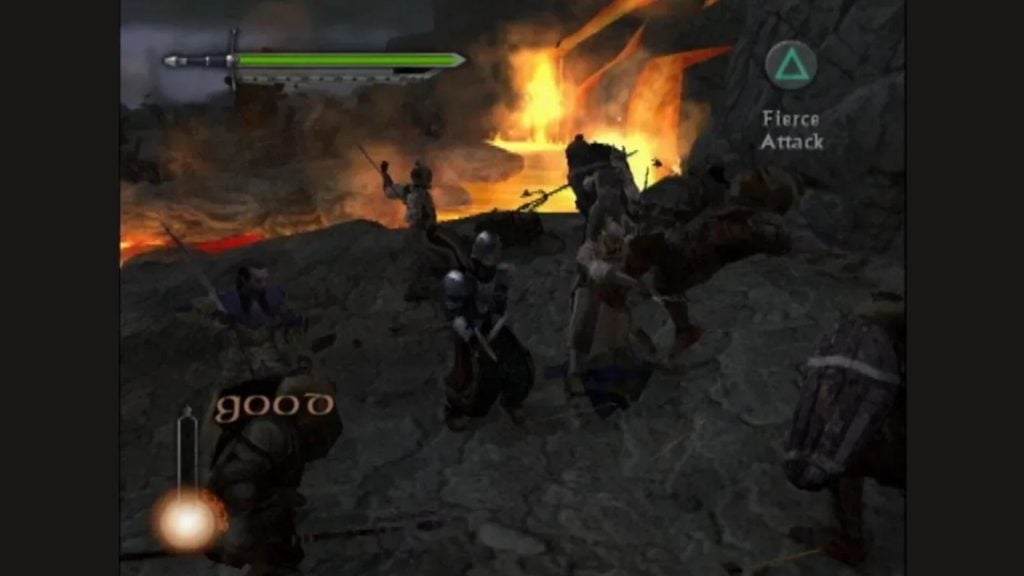 The lord of the rings the two towers gameplay