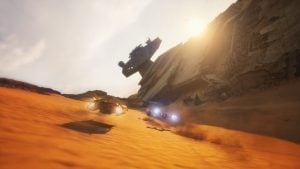 Racing in Star Wars: Galactic Racer