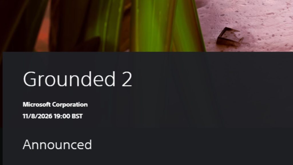 grounded 2 ps5 release date and times on PlayStation Store