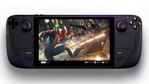 ps5 marvel's spider-man 2 on steam deck console