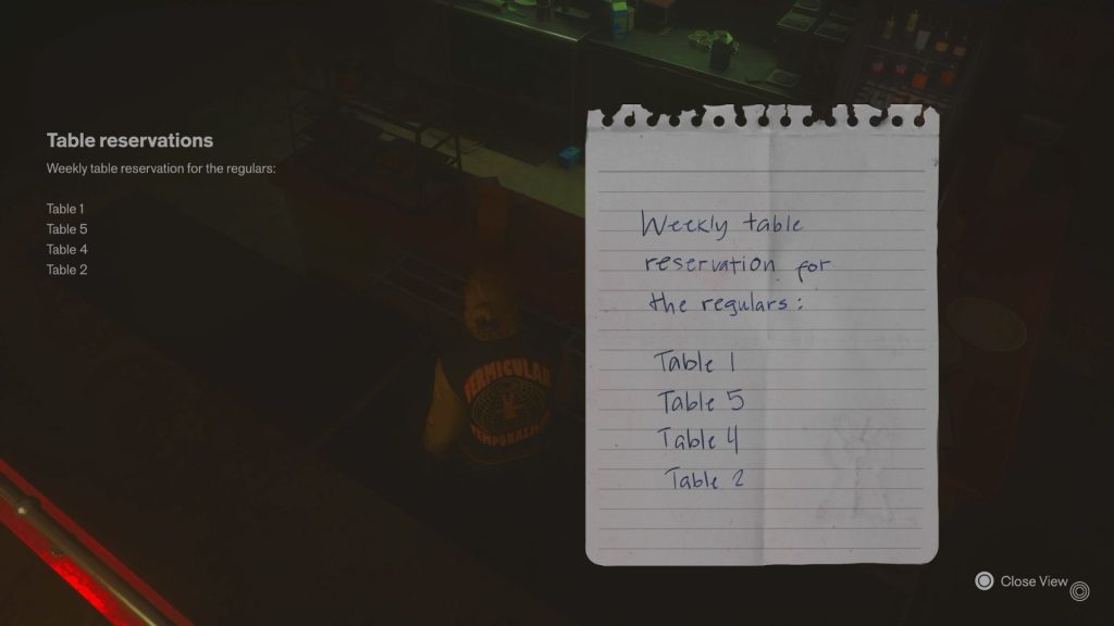 Control Resonant Table Reservation