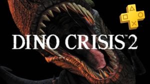 dino crisis 2 art work and ps plus logo
