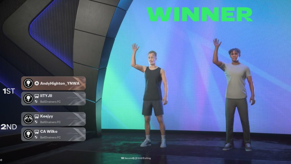 winning a game in ea fc 27 the grounds