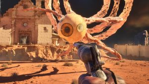fighting enemy in guns of eschaton