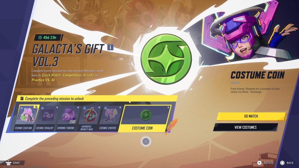 Marvel Rivals Costume Coin