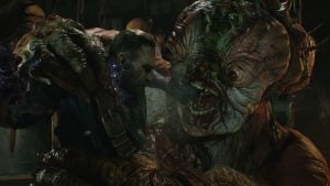 monster grabbing character in black tides dragas wake