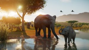 African Elephants in Planet Zoo 2